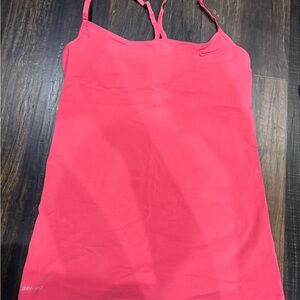 Nike Pink Fitted Camisole Top